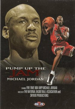 1998 Skybox Hoops Michael Jordan Pump up the Jam