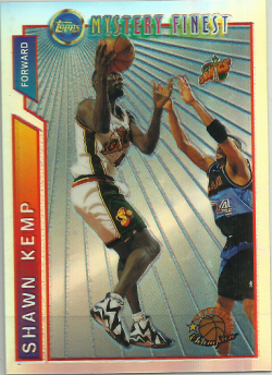 1995 Topps  Shawn Kemp Mystery Finest Refractor