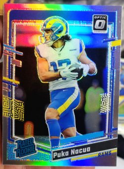 2023 Donruss Optic Puka Nacua Rated Rookie Silver Parallel