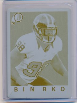    Brian Orakpo 2013 Topps Archives Printing Plates Yellow 1/1