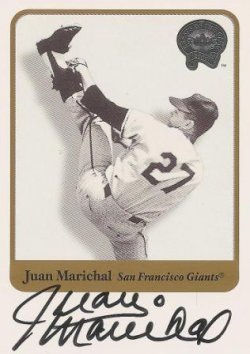 2001 Fleer Greats of the Game Autographs Juan Marichal