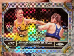 2024 Topps Chrome UFC Natalia Cristina da Silva X-Fractors