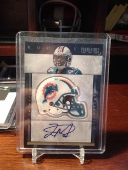    Lamar Miller Prominence 2012 Auto rubber Helmet