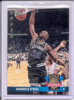 1992  Upper Deck Rookie Standouts #RS15 Shaquille Oneal