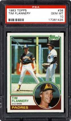 1983 Topps  Tim Flannery