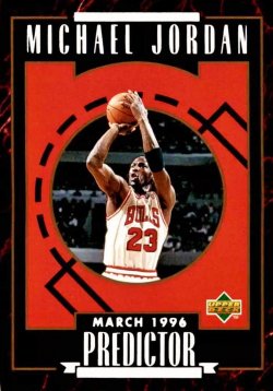 1995-96 Upper Deck Predictor Michael Jordan