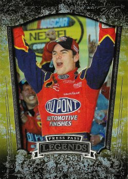 2008 Press Pass Legends Racing 500 Club Jeff Gordon