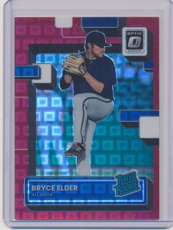    Bryce Elder 2022 Donruss Optic Pandora Red /99
