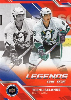 2025 Upper Deck National Hockey Card Day Selanne (Legends on Ice)