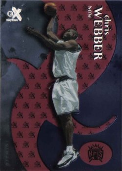 1999-00 Skybox E-X Essential Credentials Now Chris Webber #ed 12/35
