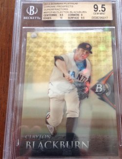 2014 Bowman Platinum Clayton Blackburn Superfractor