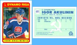 1990-91 O-Pee-Chee  Igor Akulinin