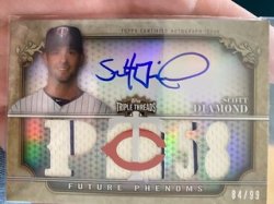2013 Topps triple threads scott diamond 