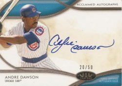 2014 Topps Tier One Acclaimed Autographs Andre Dawson