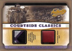 2001-02 Fleer Authentix Courtside Classics Memorabilia Chris Webber #ed 40/150