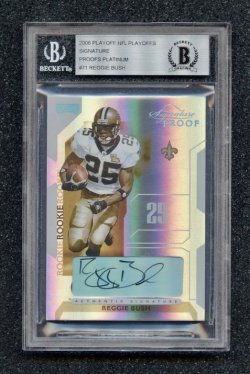2006 Playoff NFL Playoffs Signature Proofs Platinum #71 Reggie Bush/ 1 of 1
