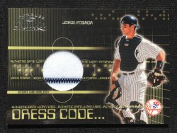 2003 Donruss Classic Dress Code #47 Jorge Posada Jersey
