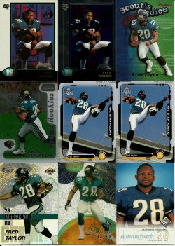 1998  Various (Mixed) Fred Taylor RC Lot (Two)