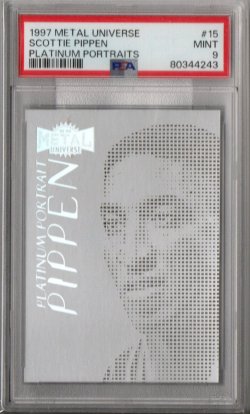 1997-98  Metal Universe Platinum Portraits Scottie Pippen
