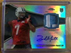 2014 Topps Chrome Zach Mettenberger Rookie Patch Autograph