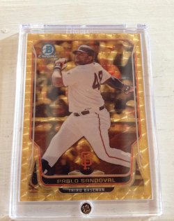 2014 Bowman Chrome Pablo Sandoval Superfractor