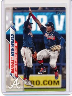    Ronald Acuna and Ozzie Albies 2020 Topps