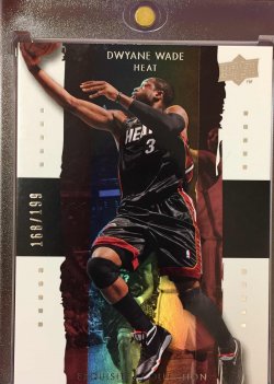 2009 Upper Deck Exquisite  Dwayne Wade Exquisite Base Card