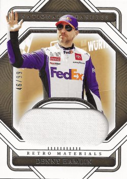 2024 Panini National Treasures Racing (firesuit) Denny Hamlin