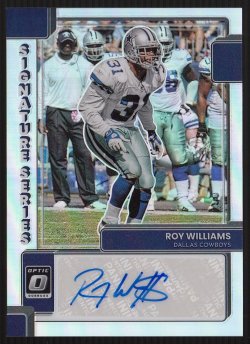 2022 Donruss Optic Signatures Series Holo Roy Williams