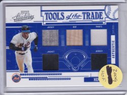 2005 Playoff Absolute Memorabilia Tools of the Trade Five Reverse Rickey Henderson