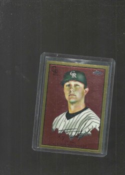 2008 Topps TOPPS CHROME TROY TULOWITZKI  T205 INSERT