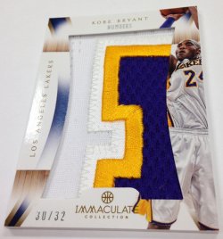 2012-13 Panini Immaculate Kobe Bryant Jumbo Patch