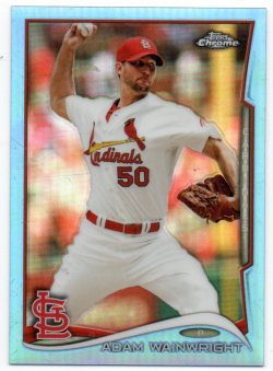 2014 Topps Chrome Wainwright, Adam - Blue Refractors