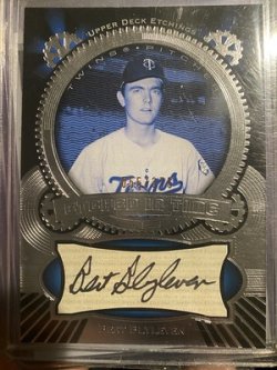 2004 Upper Deck etchings blyleven