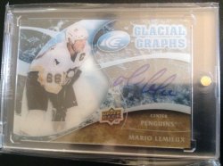 2009 Upper Deck Ice  Glacial graphs 