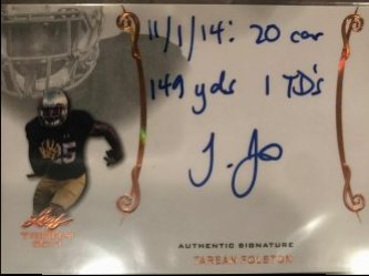 2017 Leaf Trinity Tarean Folston A-TF1