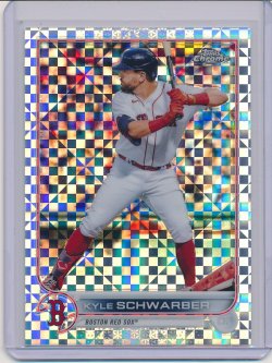    Kyle Schwarber 2022 Topps Chrome Xfractor
