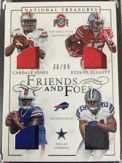 Ohio State 2020 National Treasures Lot! Ezekiel Elliott 99 Bosa newest /25 Thomas /75!