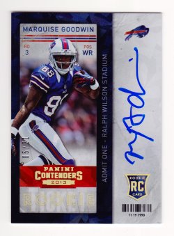 2013 Panini Contenders Cracked Ice #225A Marquise Goodwin/21