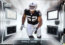 2014 Topps Prime Khalil Mack Rookie Relic Quad