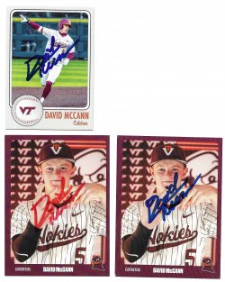 2025 Varsity Trading Cards Custom IP David McCann 4/13/25
