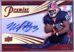 2008 Upper Deck Premier Penmanship Marshawn Lynch Bronze Auto