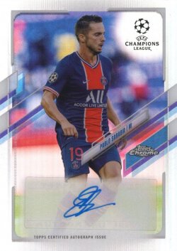    Pablo Sarabia 2000-01 Topps Chrome UCL Refractor Autograph