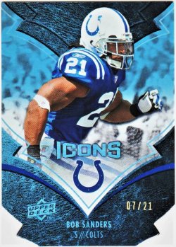    2008 Blue Die Cut Sanders /21