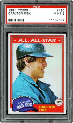 1981 Topps Carlton Fisk 