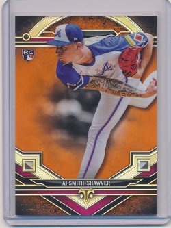    AJ Smith-Shawver 2024 Topps Triple Threads Amber RC /199