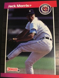 Jack Morris - Tigers #492 Donruss 1991 Baseball Trading Card