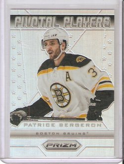 2013 Panini Prizm Patrice Bergeron Pivotal Player