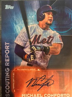 2016 Topps  Scouting Report Michael Conforto Mets