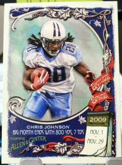 2023 Topps Composite Football Chris Johnson Spotless Spans